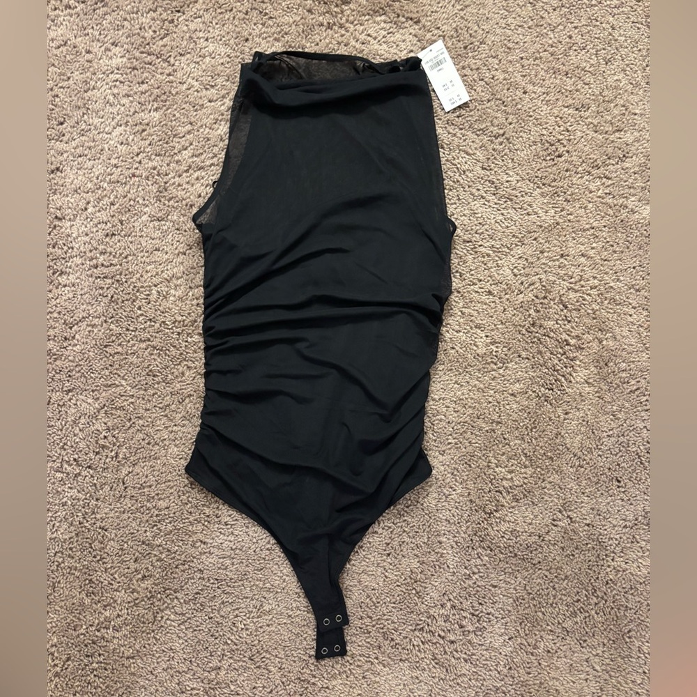 A&F Black Mesh Bodysuit